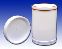 Modified PTFE processing or storage container, 21 liter capacity