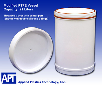 PTFE Vessel - 21 Liter Capacity