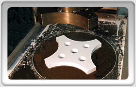 PTFE part during automatic compression molding